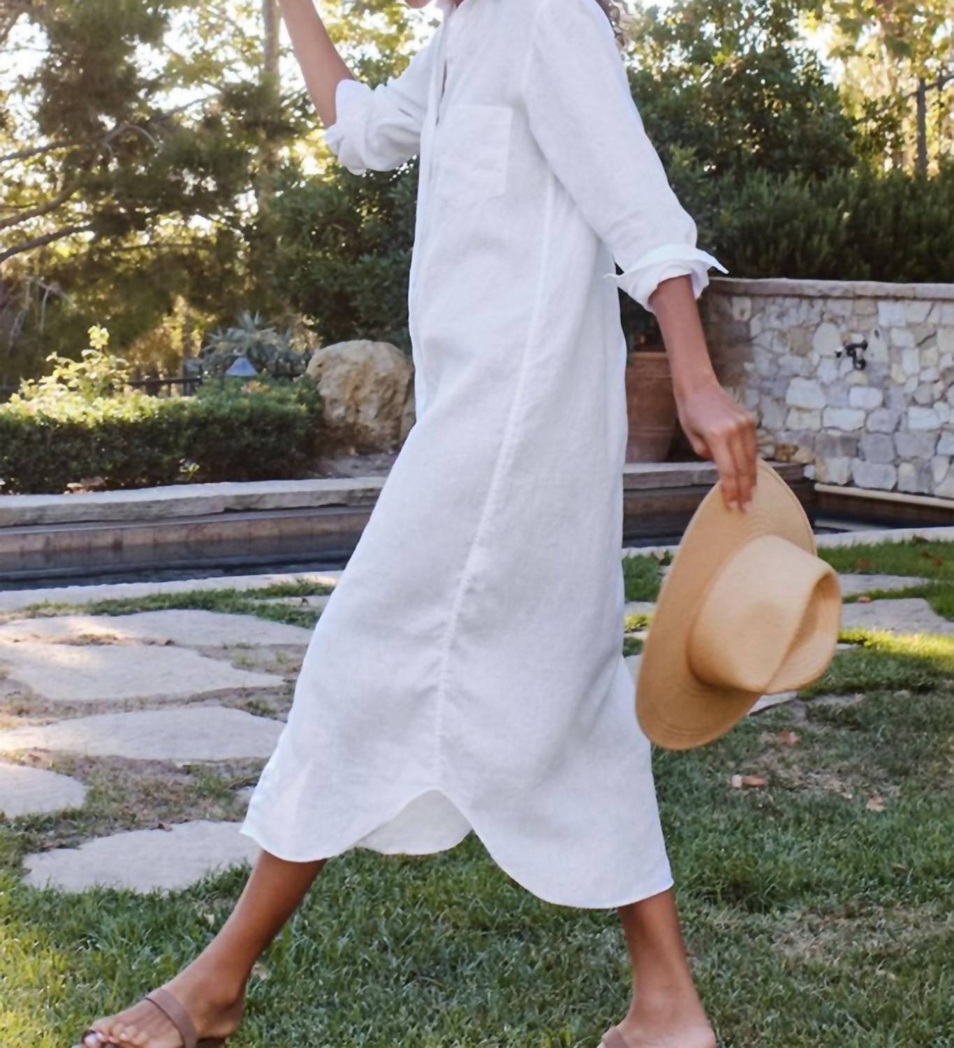 Frank & Eileen - Rory Washed Linen Dress - clothing - dresses - linen