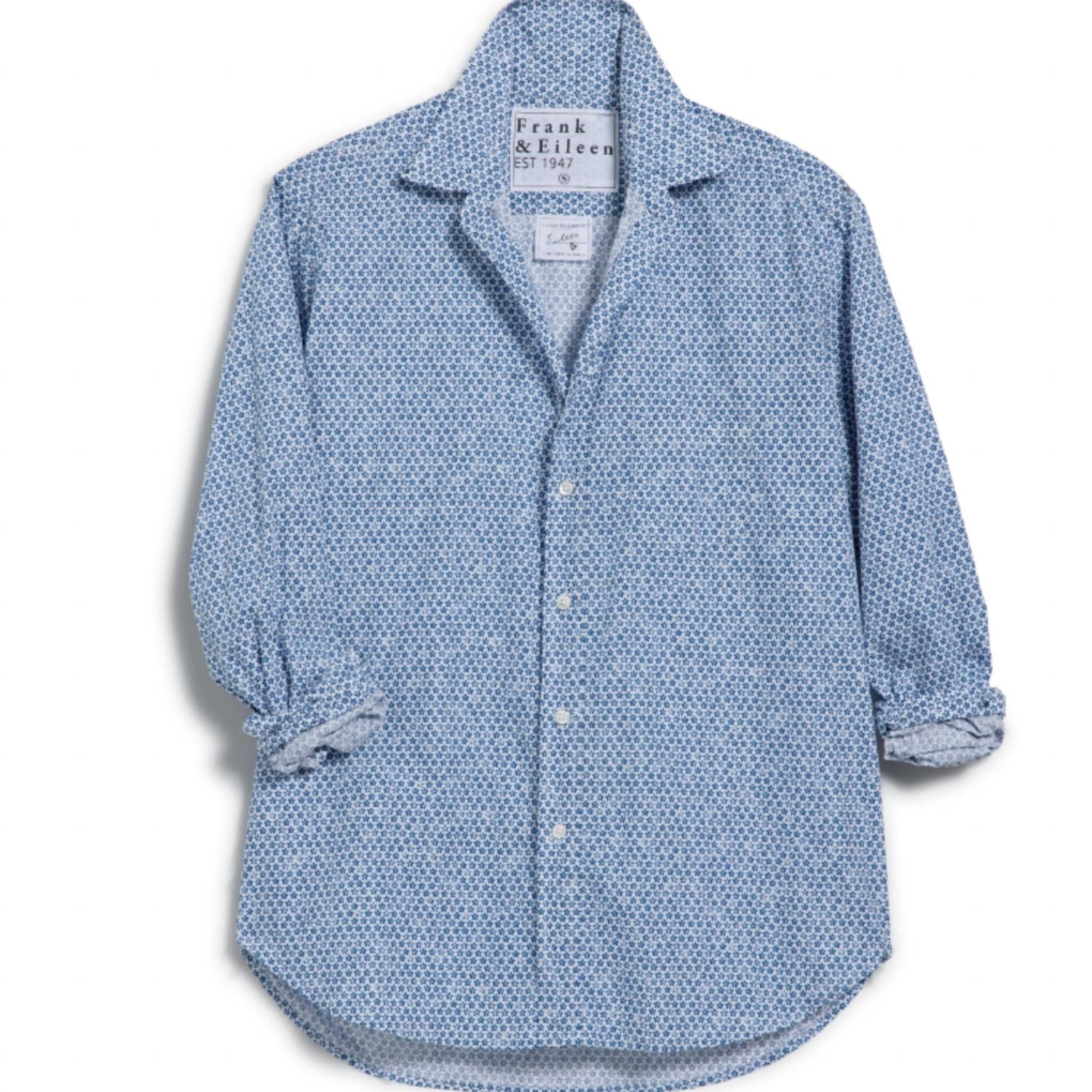 Frank & Eileen - Women's Relaxed Button - up Shirt - blue - button - down - shirts - clothing