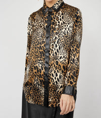 Frank Lyman - Animal-print Buttoned Shirt