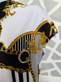 Frank Lyman - Baroque Cap Sleeve Top