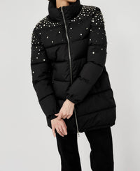 Frank Lyman - Casual Down Coat With Embellishments