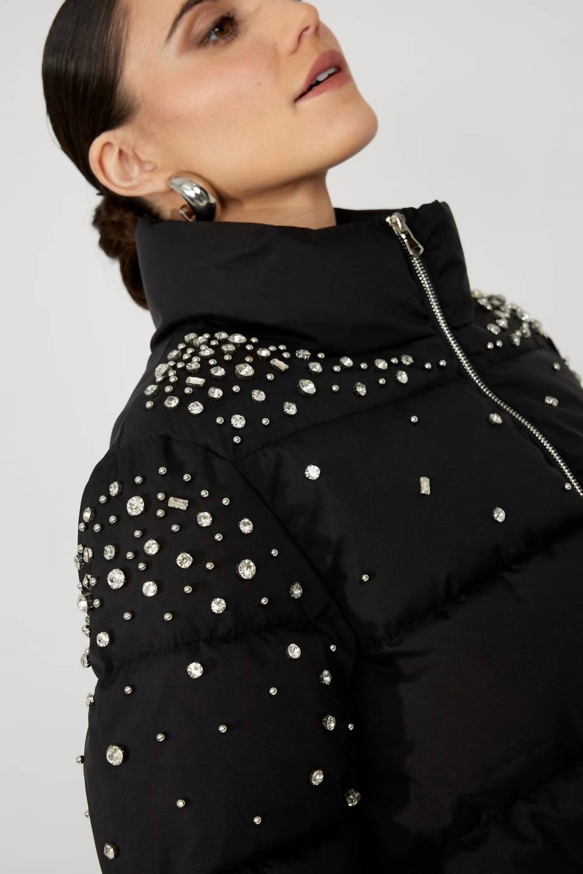Frank Lyman - Casual Down Coat With Embellishments
