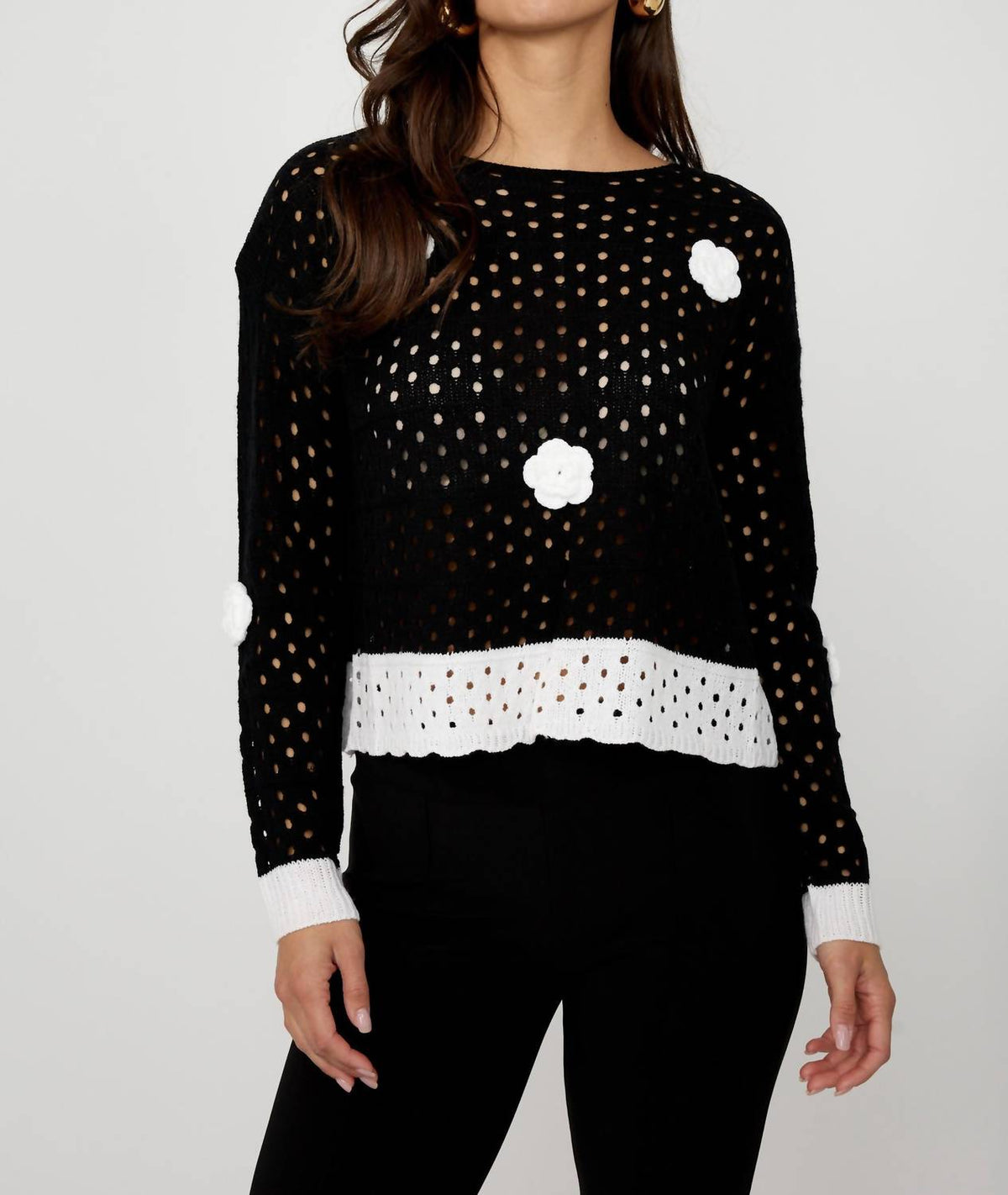 Frank Lyman - Embellished Casual Pullover Top