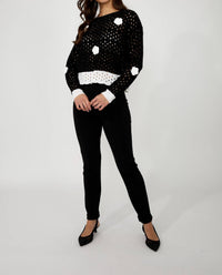 Frank Lyman - Embellished Casual Pullover Top
