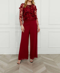 Frank Lyman - Floral Embroidered Pullover Top