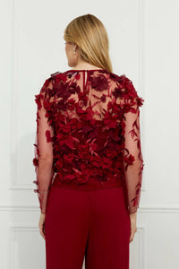 Frank Lyman - Floral Embroidered Pullover Top