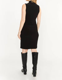 Frank Lyman - High-neck Sheath Dress