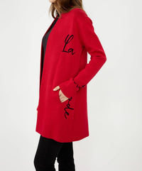 Frank Lyman - Knit Throw Over Cardigan
