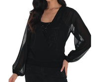 Frank Lyman - Long Sleeve Woven Top