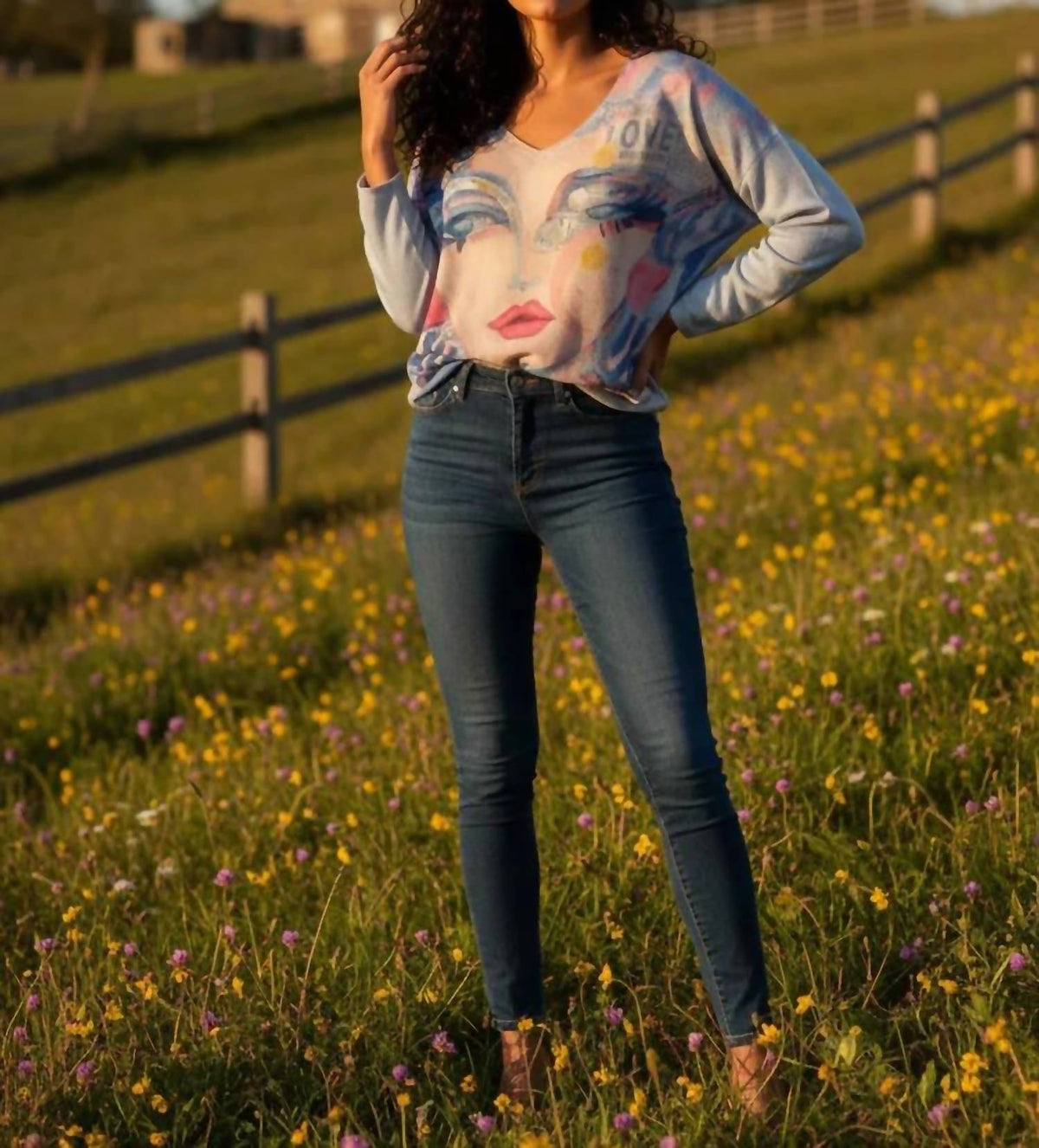 Frank Lyman - Media Knit Pull Over