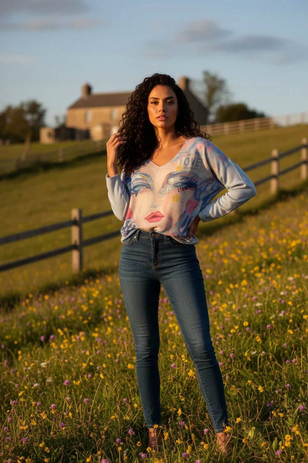 Frank Lyman - Media Knit Pull Over