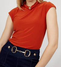 Frank Lyman - Mock Neck Sleeveless Pullover Top