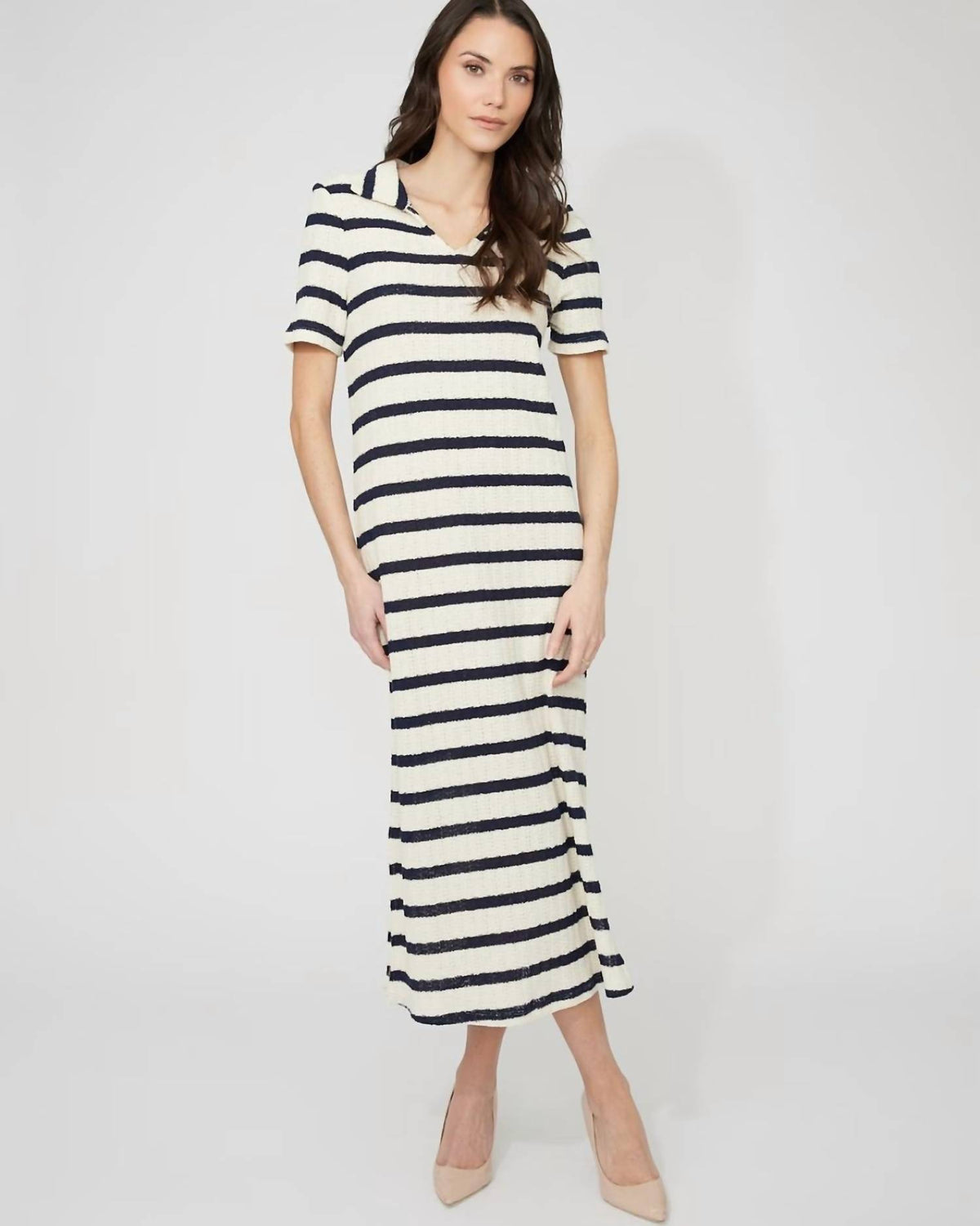Frank Lyman - Nautical Stripe Long Dress