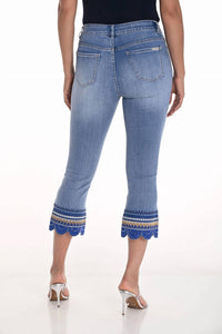 Frank Lyman - Scallop Cuff Crop Jean
