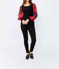 Frank Lyman - Scoop Neck Knit Top