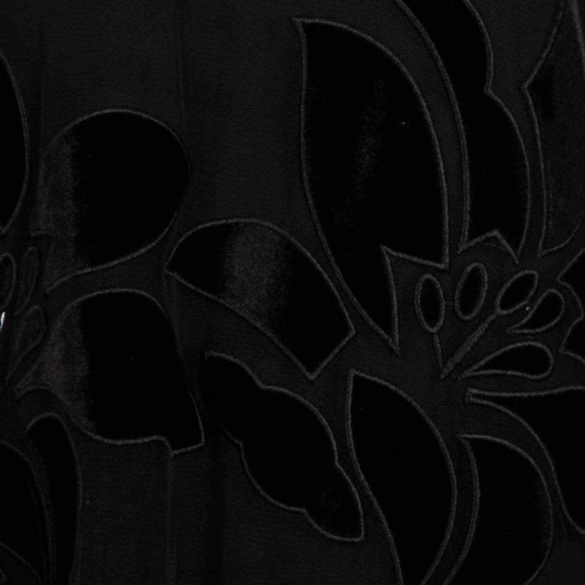 Frank Lyman - Semi-transparent Velvet Insert Top