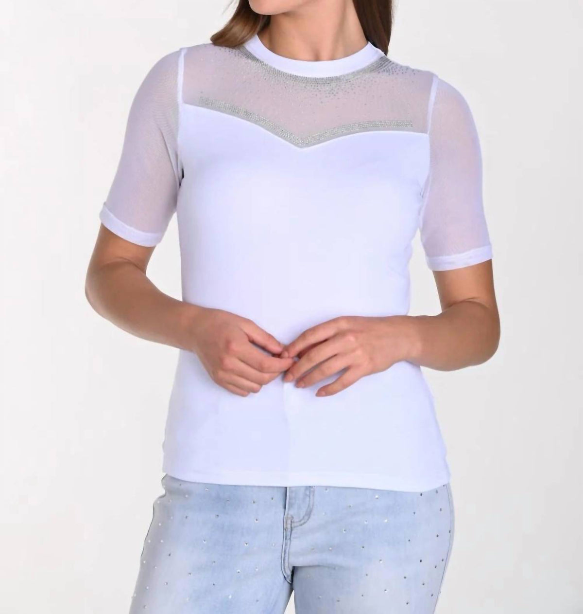 Frank Lyman - Short Sleeve Knit Top
