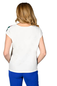 Frank Lyman - Short Sleeve Loose Fitting Top