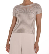 Frank Lyman - Short Sleeve Rib Top