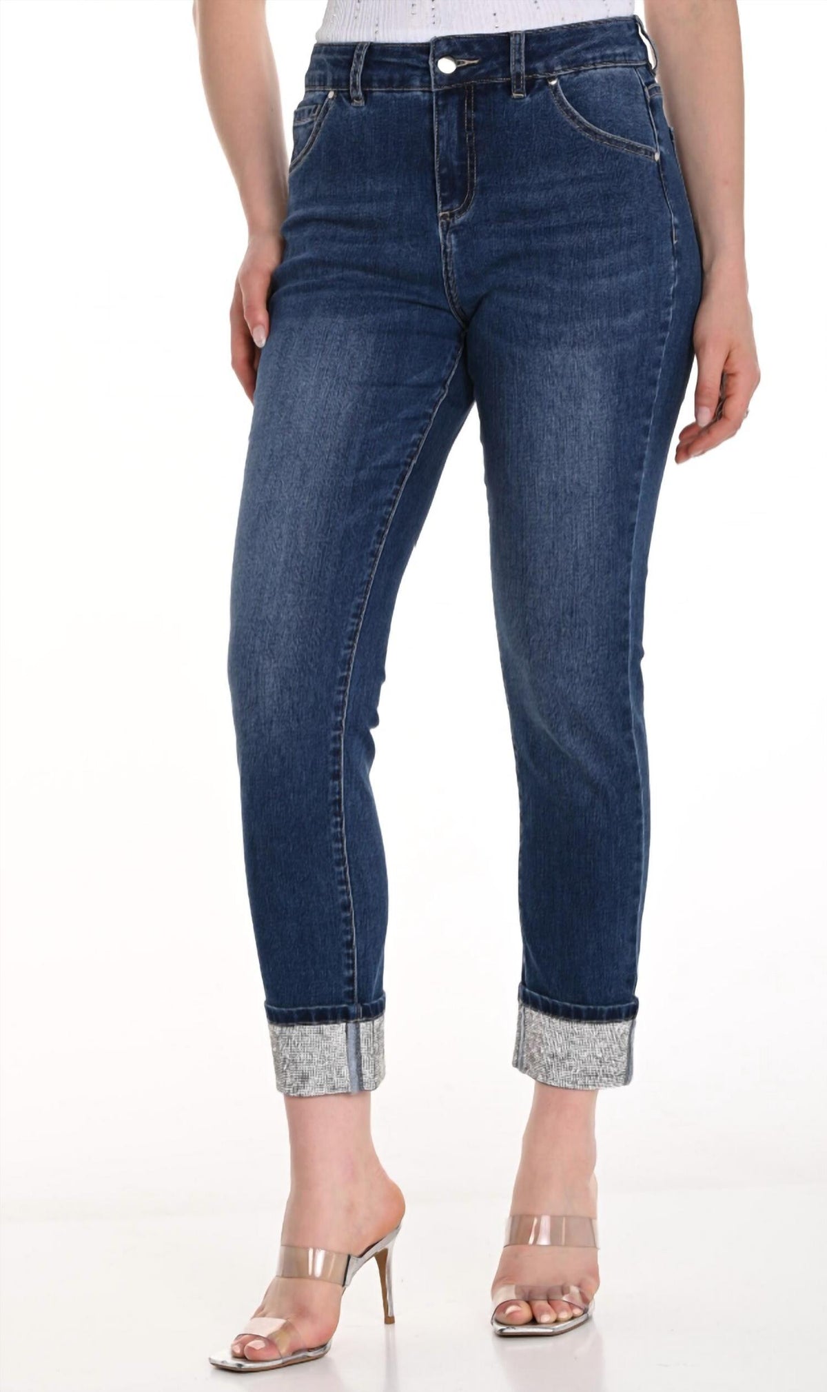 Frank Lyman - Sparkle Cuff Jean