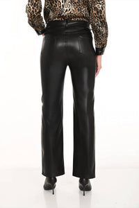 Frank Lyman - Vegan Pleather Straight Leg Pant