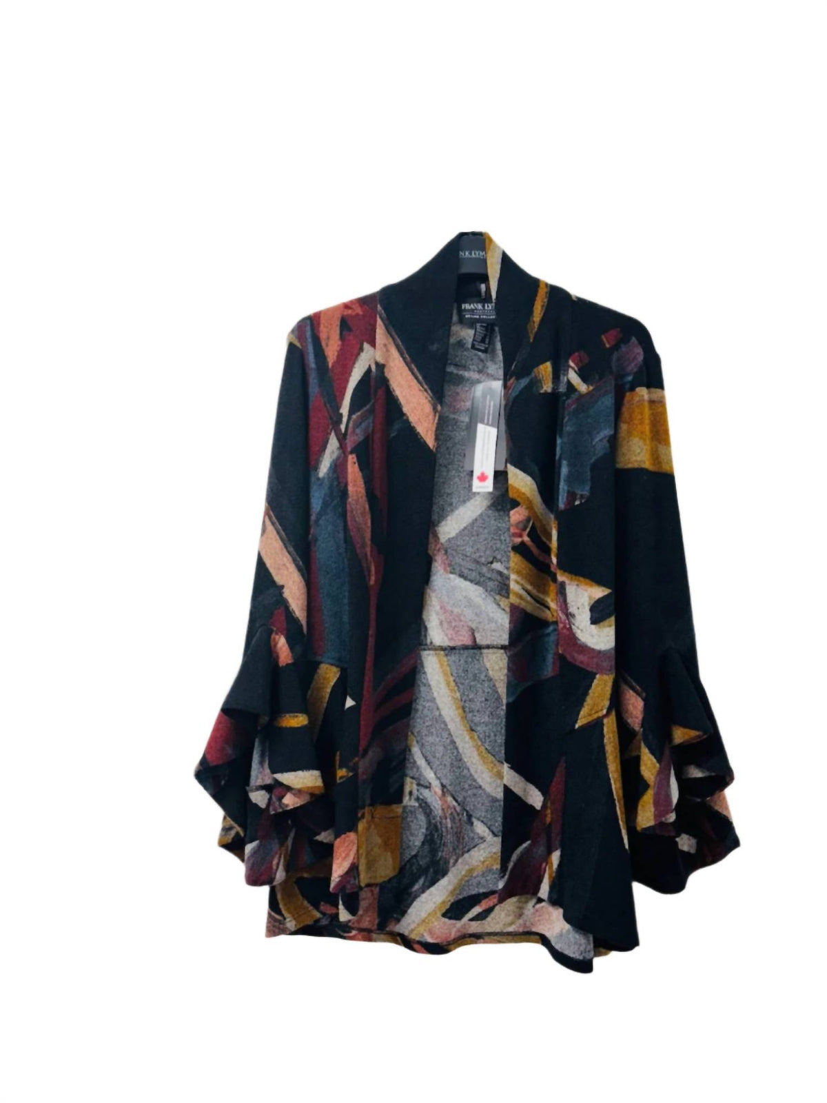 Frank Lyman - Women's Ruffle Bell Sleeves Pull On Jacket