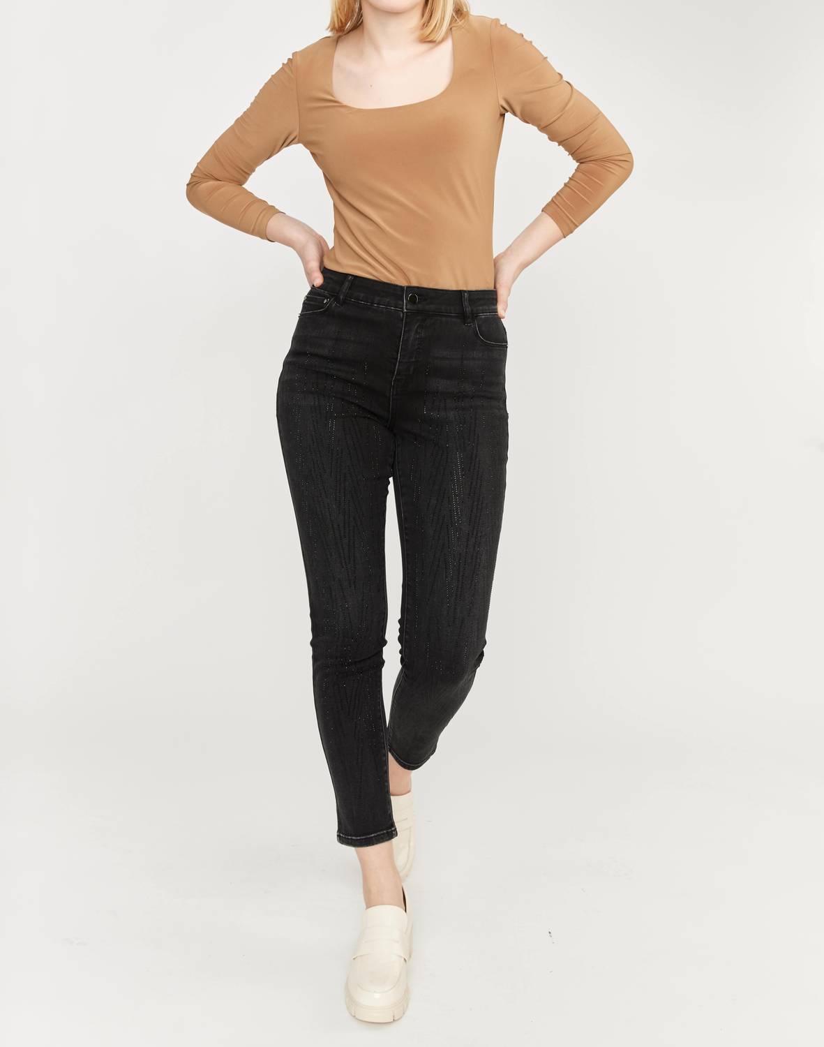 Frank Lyman - Woven Jean Pants