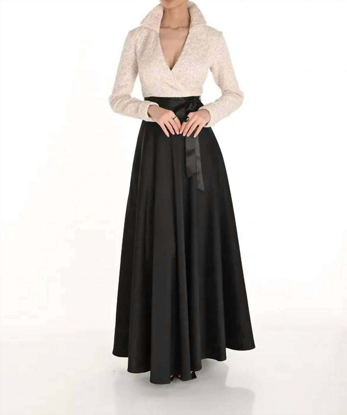 Frank Lyman - Woven Maxi Gown