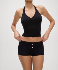 Frankies Bikinis - Bradley Knit Booty Shorts