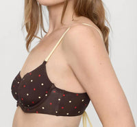 Frankies Bikinis - Cola Underwire Shine Bikini Top