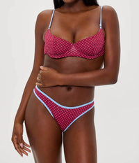 Frankies Bikinis - Dove Polka Dot Bikini Bottom