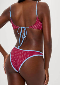 Frankies Bikinis - Dove Polka Dot Bikini Bottom