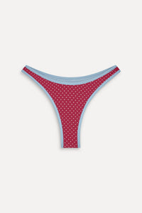Frankies Bikinis - Dove Polka Dot Bikini Bottom