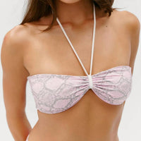 Frankies Bikinis - Rumi Reversible Shine Bikini Top