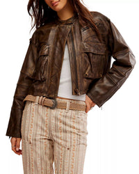 Free People - Adrienne Leather Jacket