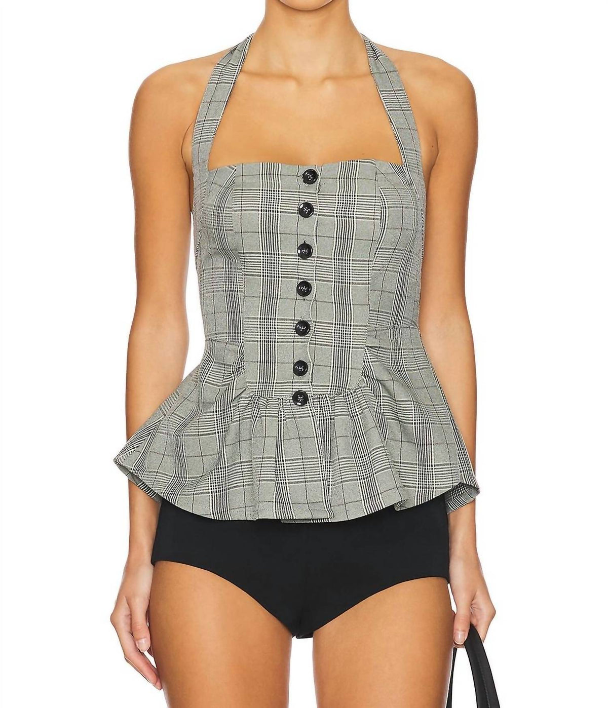 Free People - Anastasia Plaid Top