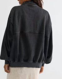 Free People - Banks Half-zip Pullover Top