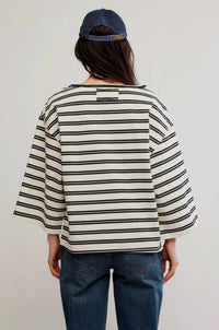 Free People - C'est La Vie Oversized Top - beige - clothing - cotton