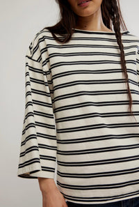 Free People - C'est La Vie Oversized Top - beige - clothing - cotton