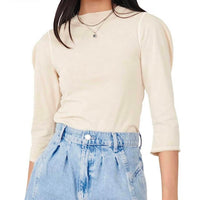 Free People - Clover Puff Shoulder Tee