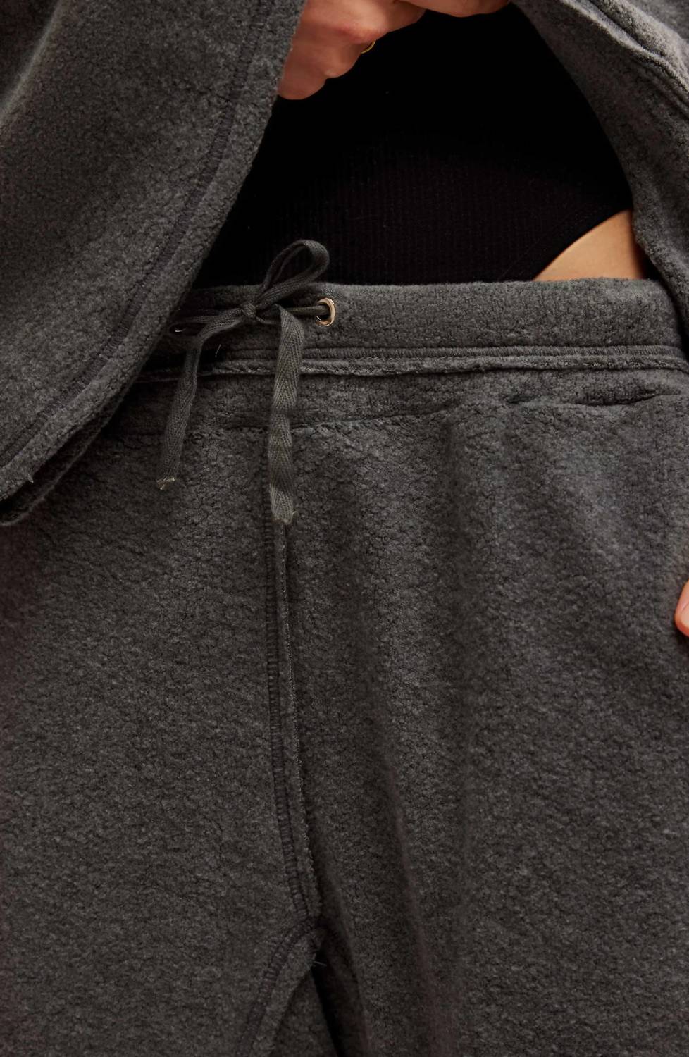 Free People - Day Off Fleece Joggers - clothing - grey - joggers