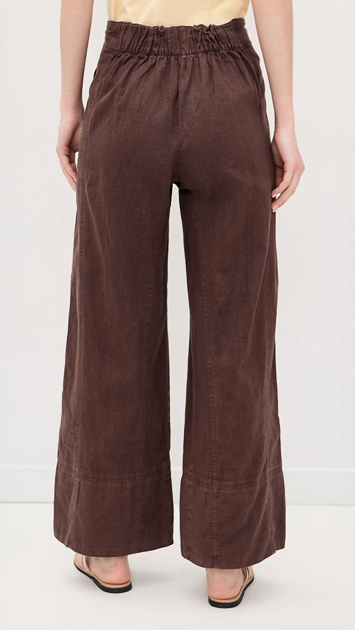 Free People - Days End Linen Pull On Pant