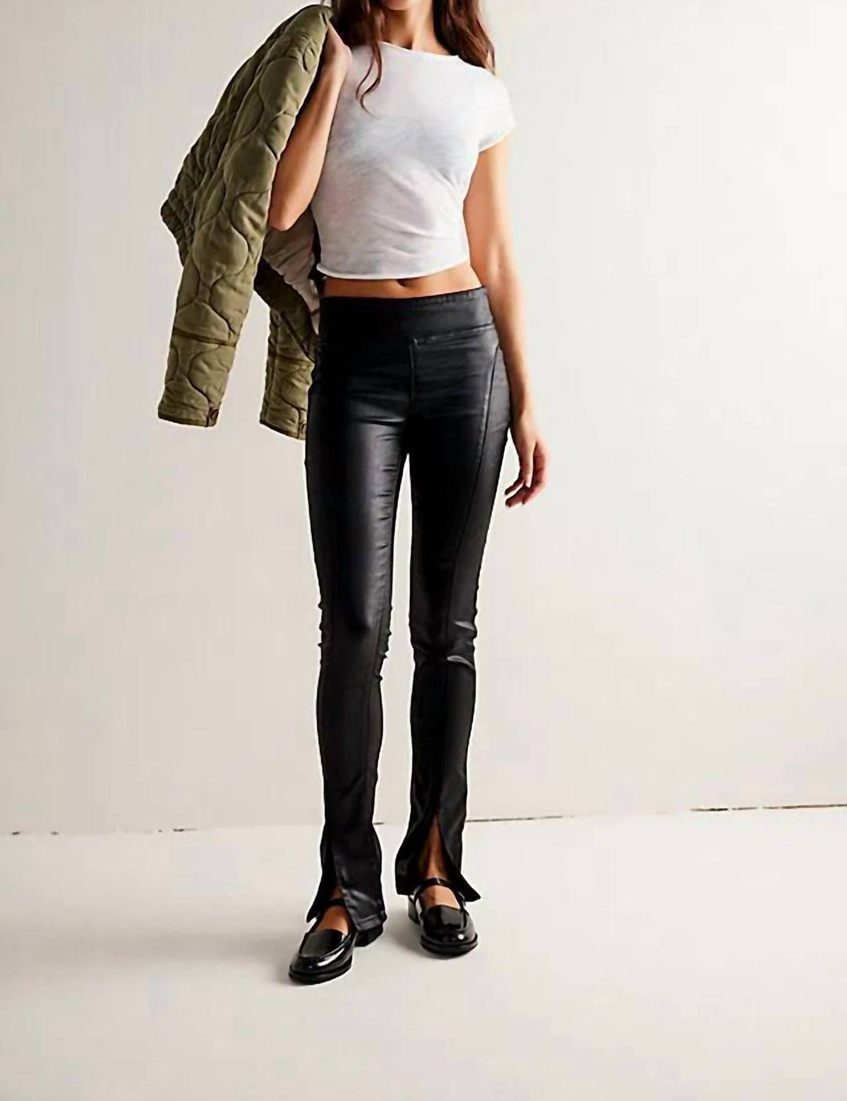 Free People - Double Dutch Coated Pull-on Jean
