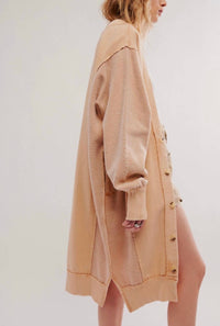 Free People - Dreamy Blue Cardigan - beige - cardigans - clothing
