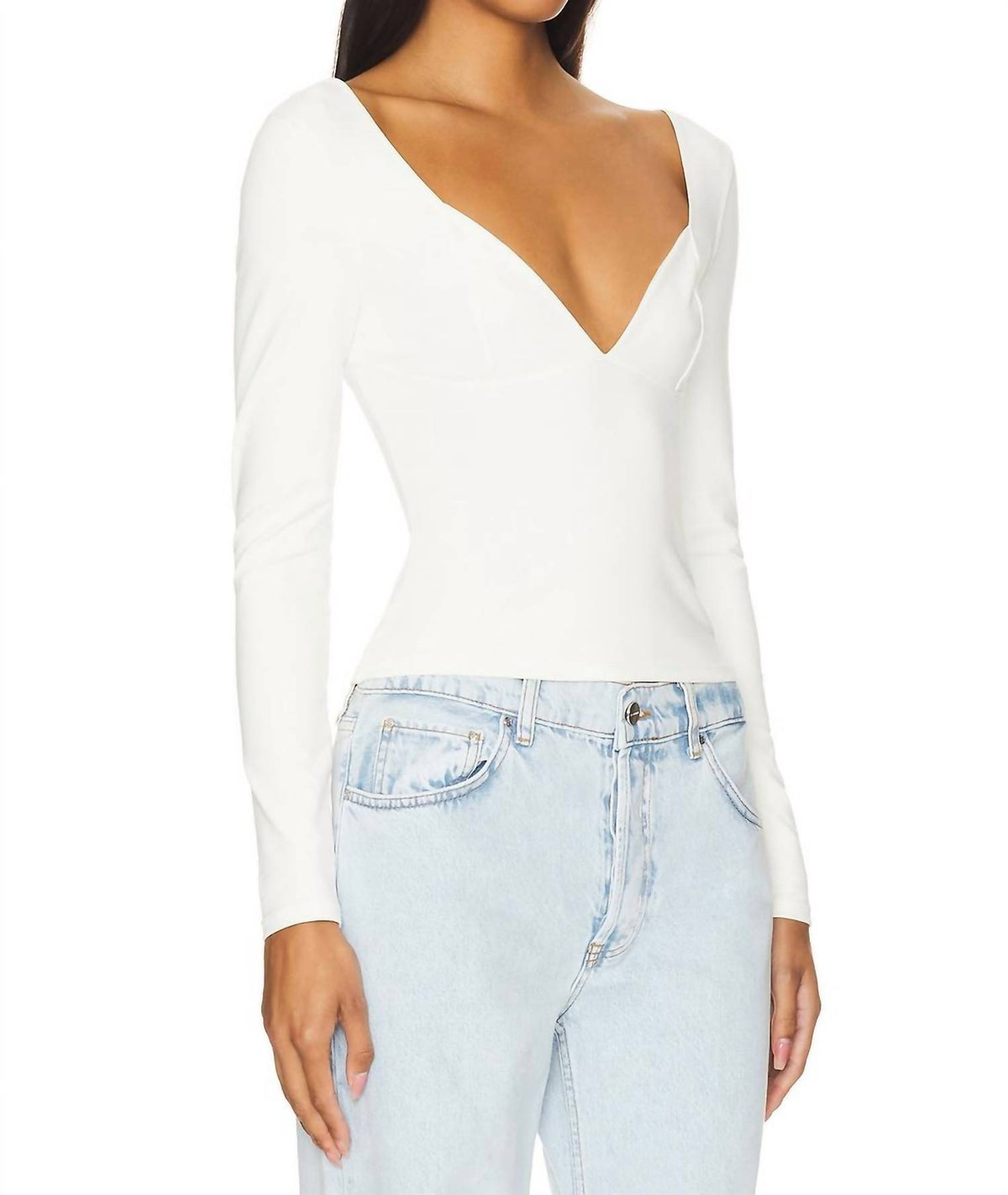 Free People - Duo Corset Long Sleeve Top