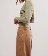 Free People - Duo Corset Long Sleeve Top