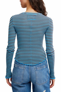 Free People - Easy Does It Striped Tee