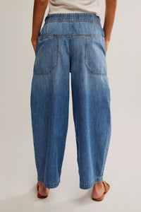 Free People - Easy Peasy Pull On Relaxed Jeans