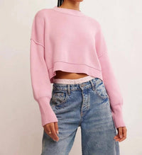 Free People - Easy Street Crop Pullover - Plus