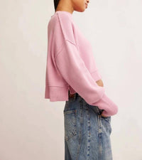 Free People - Easy Street Crop Pullover - Plus